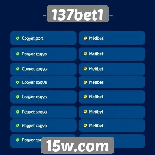 Métodos de pagamento disponíveis no 137bet1